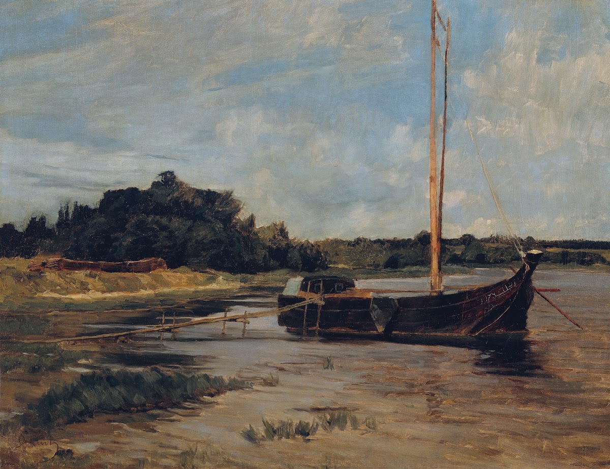 Segelschiff auf der Havel 1878
