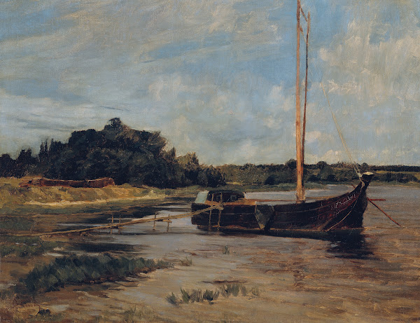 Segelschiff auf der Havel 1878