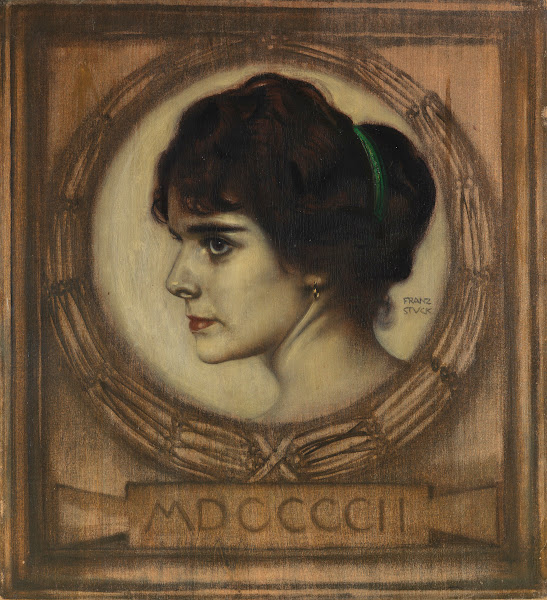Porträt Gemma Bierbaum 1902