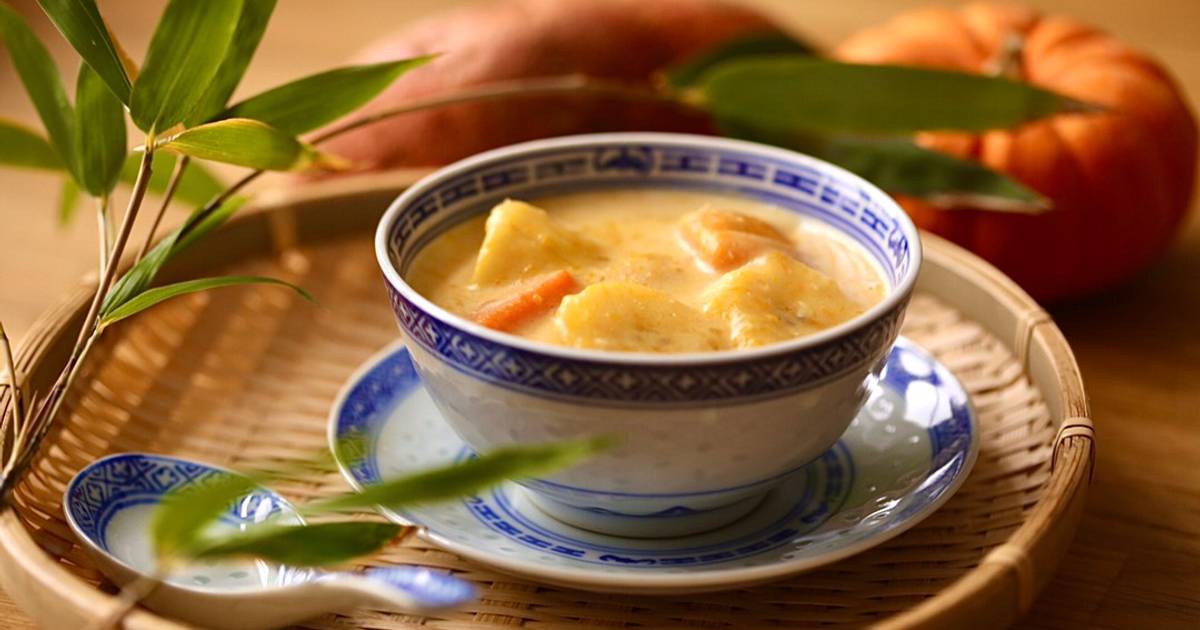 🌱 Chè Chuối Khoai Lang Bí Đỏ Cốt Dừa (Vegan)