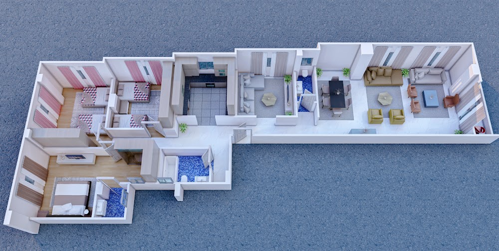 G85 unit Apartment 4 floor plan