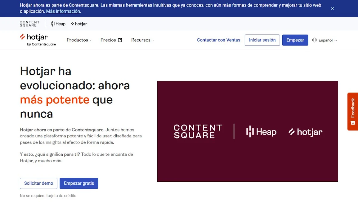 Captura de Hotjar AI