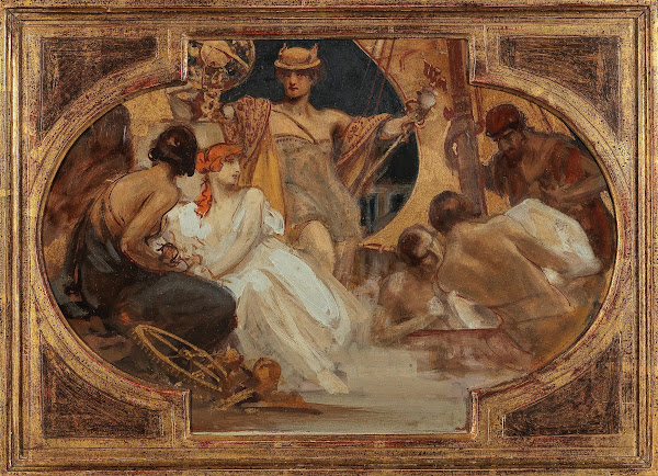Allegory ceiling sketch II