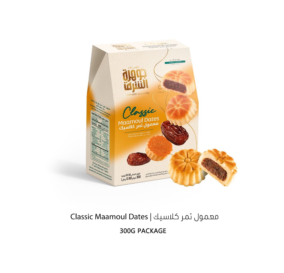 Jawhart Alsharq Classic Dates Maamoul 24x300g
