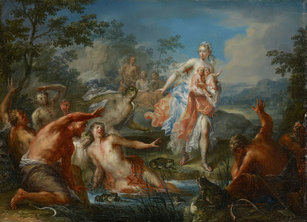 Latona Turning the Lycian Peasants into Frogs c 1730