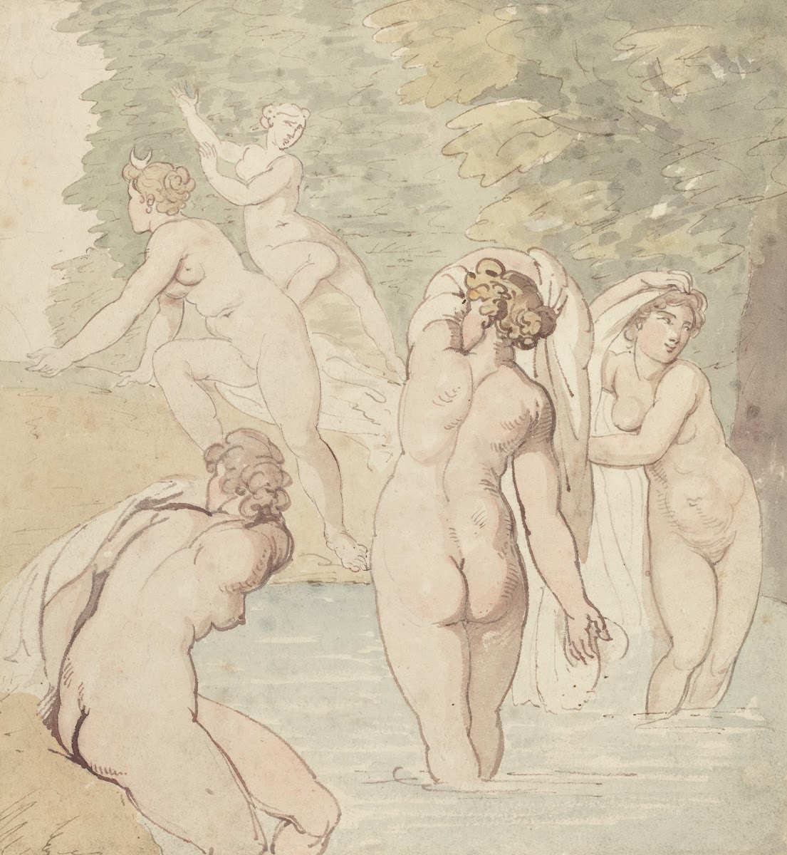 Diana and Her Nymphs Bathing
