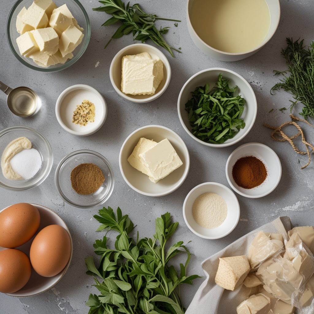 Ingredients for Vanilla Custard Cream Squares: Easy Recipe for No Bake Egg Custard Treats You’ll Love