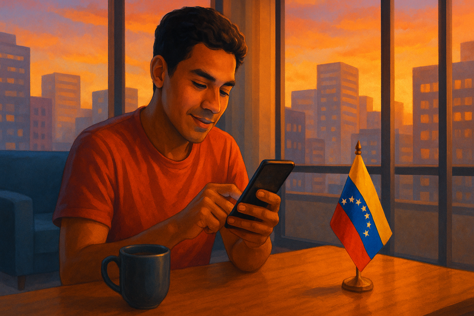 venezolanos enviando remesas a Venezuela barato desde el exterior con app de transferencias