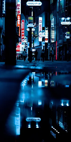 Tokyo, Nightlife, Cityscape, Urban 2K iPhone Wallpaper Background