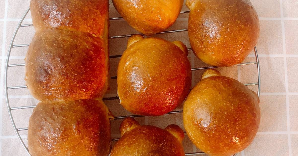 Bánh mì bơ sữa (không cần nhồi)