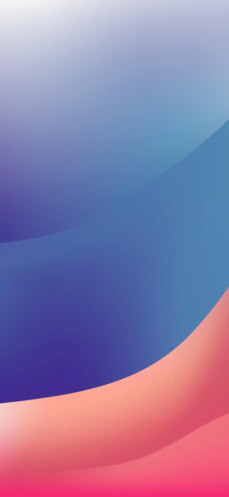 Abstract Blue And Pink Curves - Digital Abstract Art Full HD iPhone Wallpaper (1290x2796)