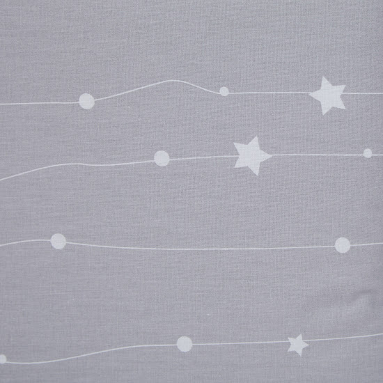 Бампер Twins Cotton 240 см сірий