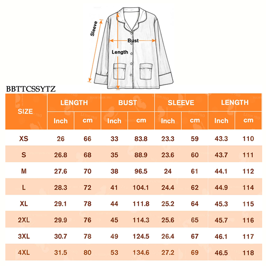 3D Adult long-sleeved shirt pajama set with line