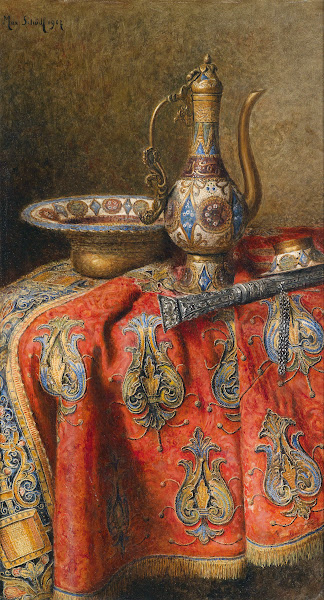 Stillleben Mit Orientalischen Antiquitäten 1907