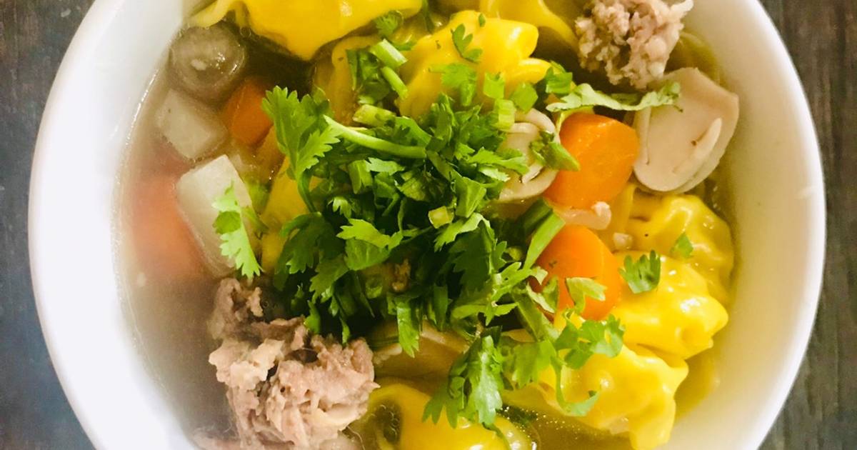 Hoành thánh nhân thịt