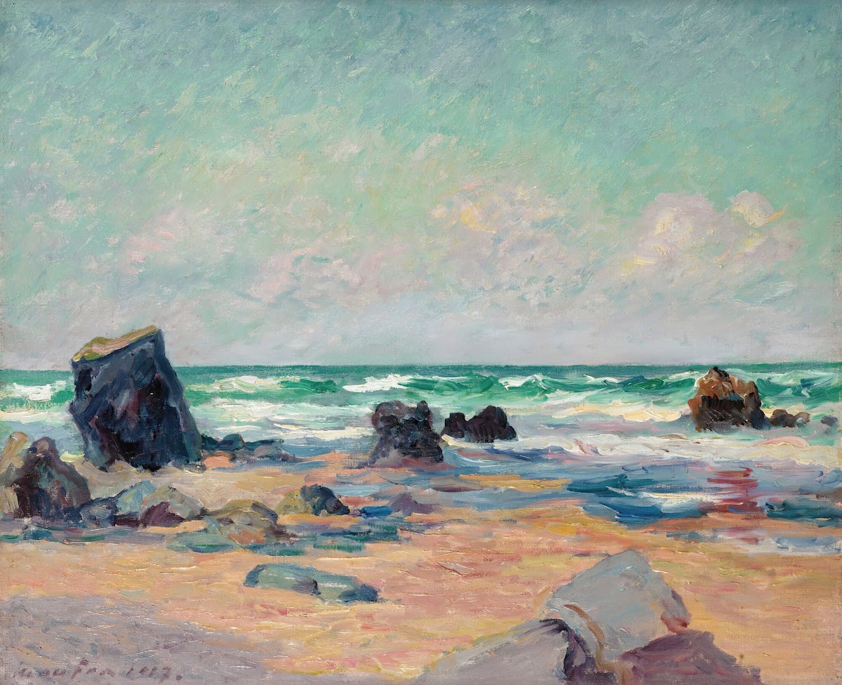 Marée Basse À La Plage De Port Blanc Presquîle De Quiberon 1917