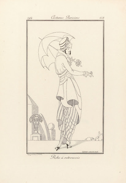 Robe à retroussis 1914