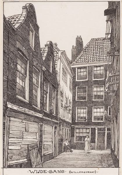 Wijde Gang Willemstraat te Amsterdam 20th century