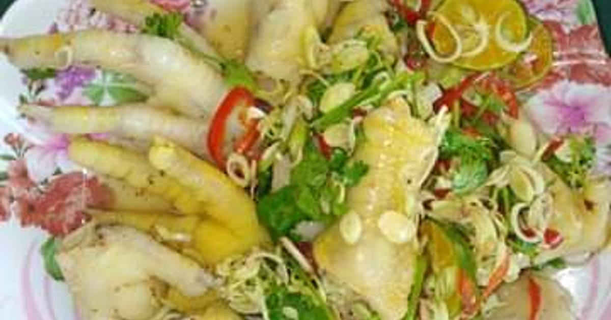 Chân gà trộn sả ớt