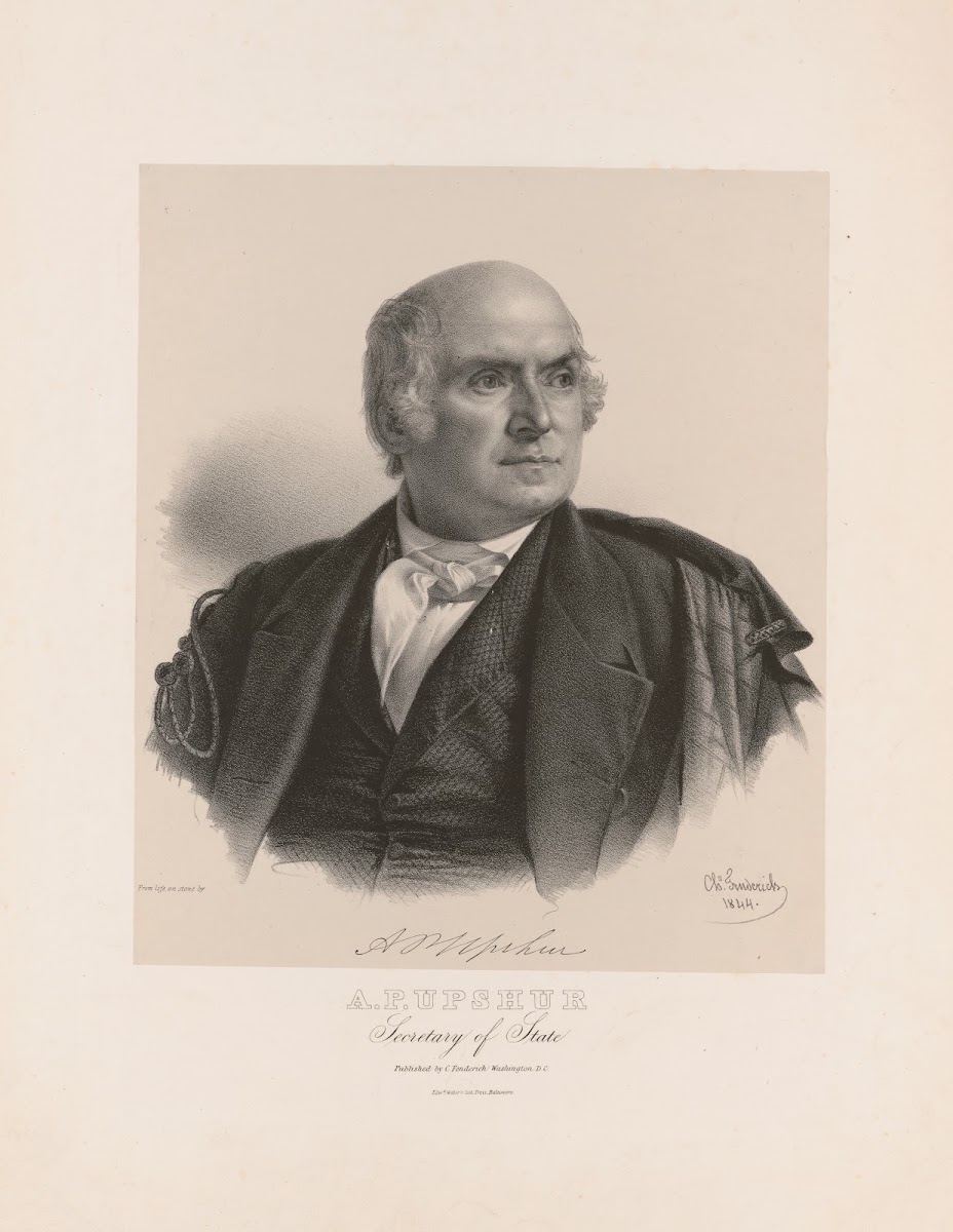 AP Upshur Secretary of State 1844