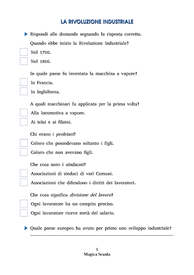 Anteprima della prima pagina: La Rivoluzione Industriale
