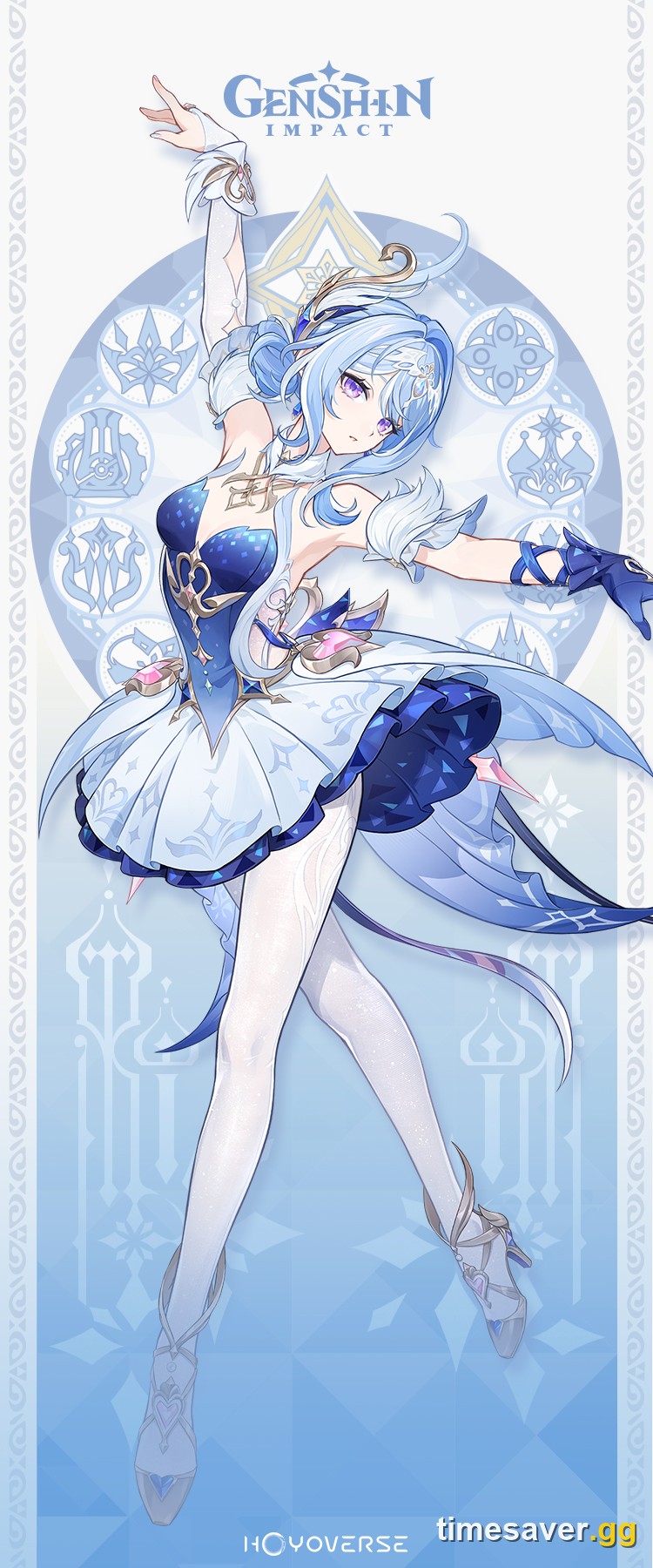 Odette in official Genshin Impact promotional art