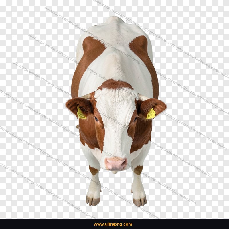 High-Quality Cow Top View PNG HD Transparent Background Free Download UltraPNG