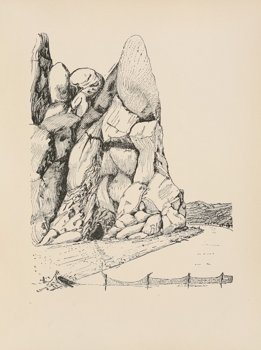 The cave where the man and the woman lived first of all 1902