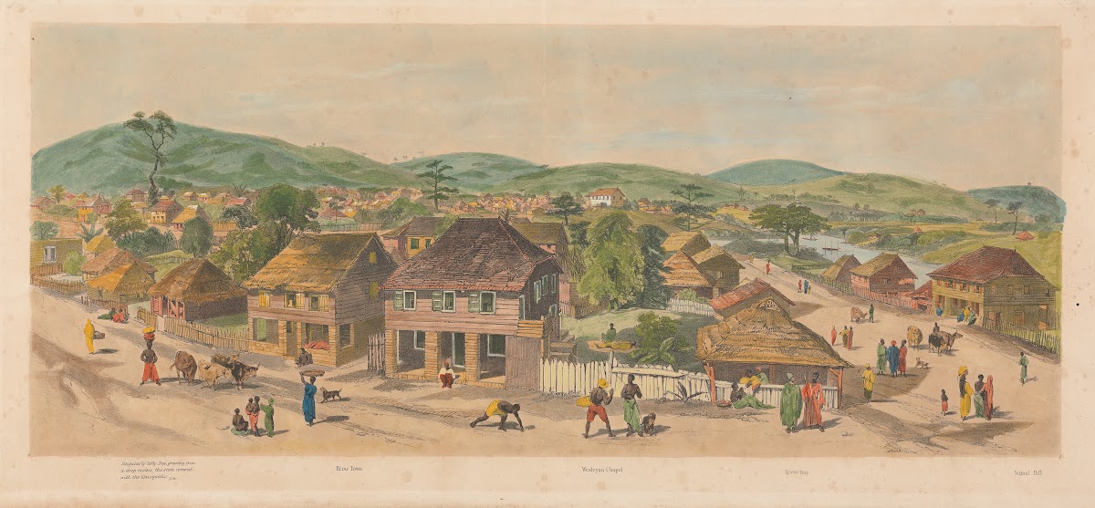 Freetown Sierra Leone ca 1850