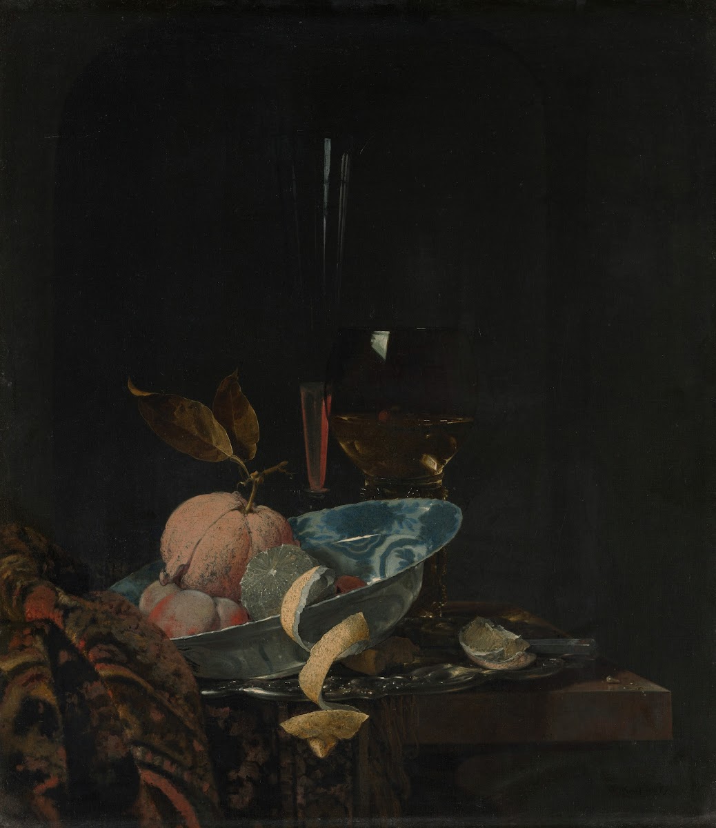 Still Life with Fruit Glassware and a Wanli Bowl 1659
