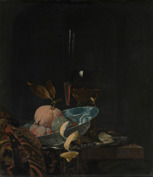 Still Life with Fruit Glassware and a Wanli Bowl 1659