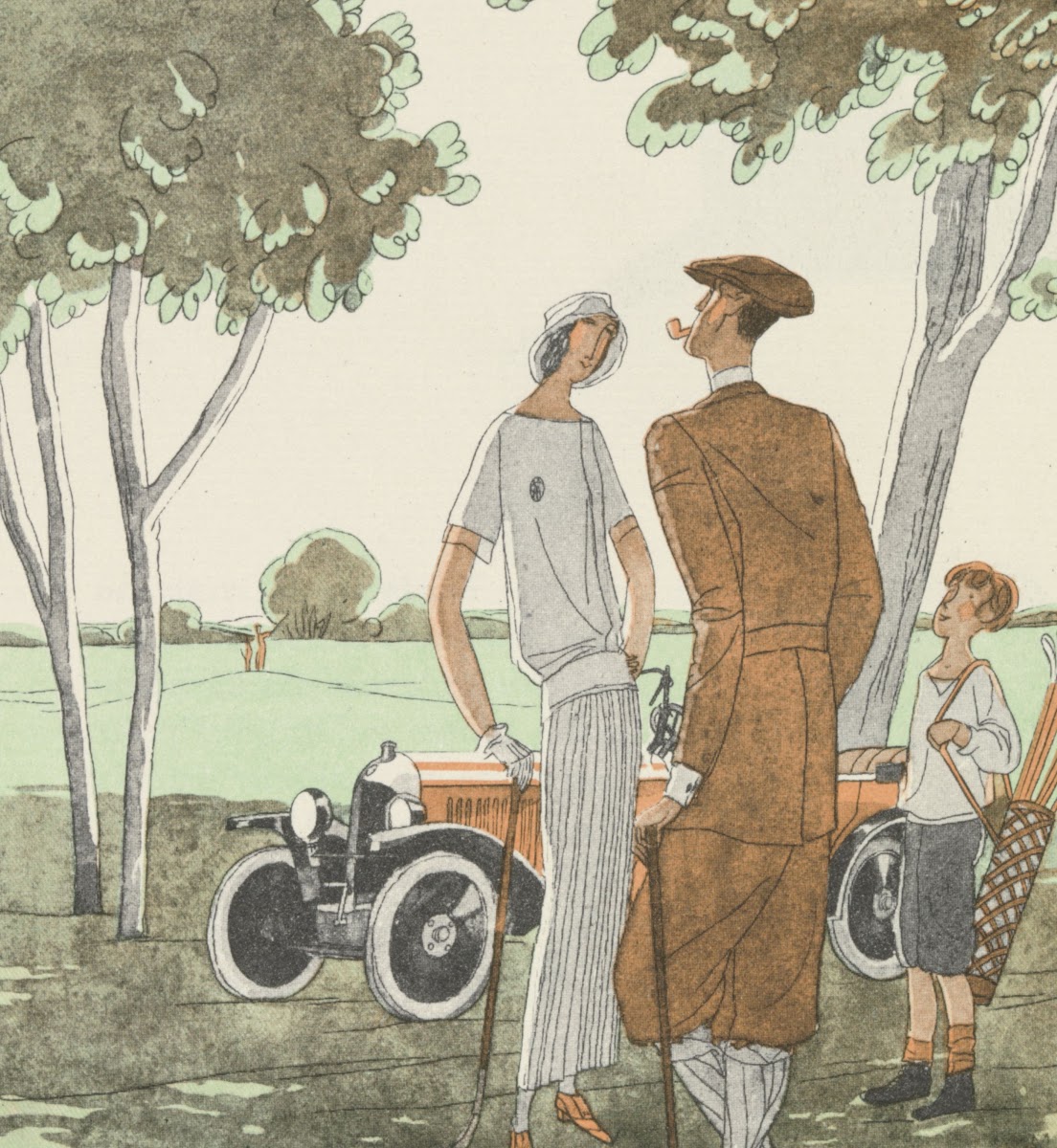 Gazette du Bon Ton 1922  No 9  p 268 Le Citroën et les Sports 1922
