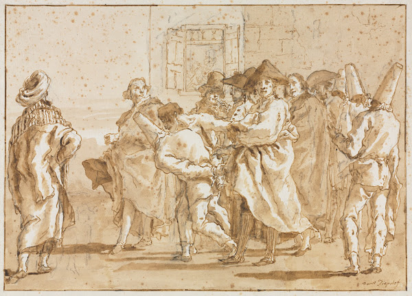 Punchinello Arrested 1790s
