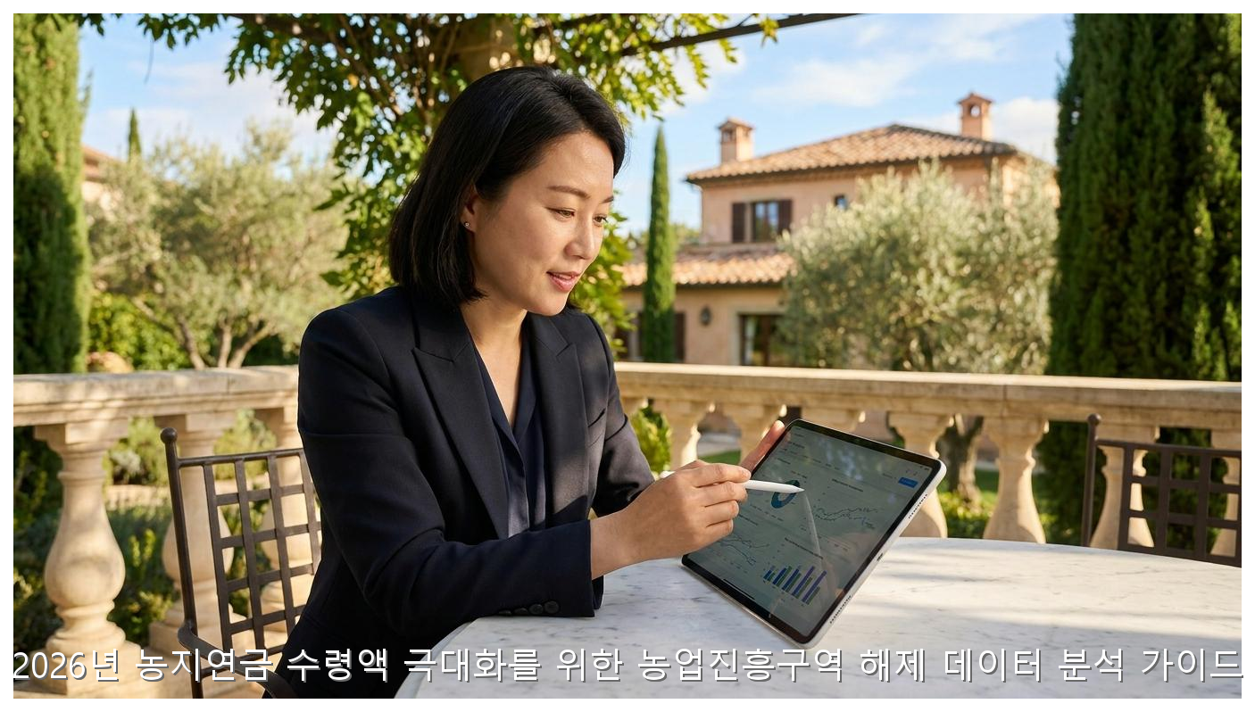 2026년 농지연금 수령액 극대화를 위한 농업진흥구역 해제 데이터 분석 가이드 핵심 안내 및 분석 인포그래픽 (4)