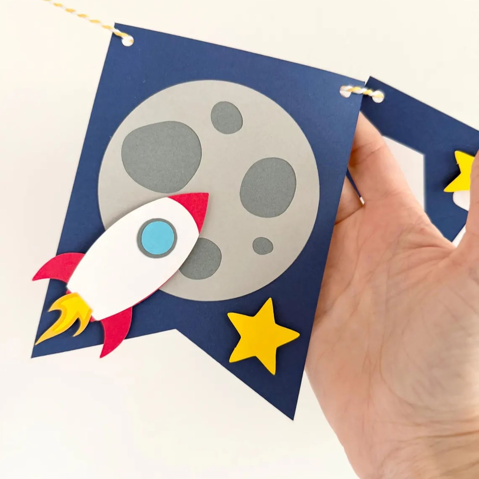 Space Birthday Banner for Kids, First Trip Around The Sun, World Birthday, Space 1st Birthday Decorations, Astronaut Party Decor, Outer Space Planets High Chair Banner, Outspace Banner view 2