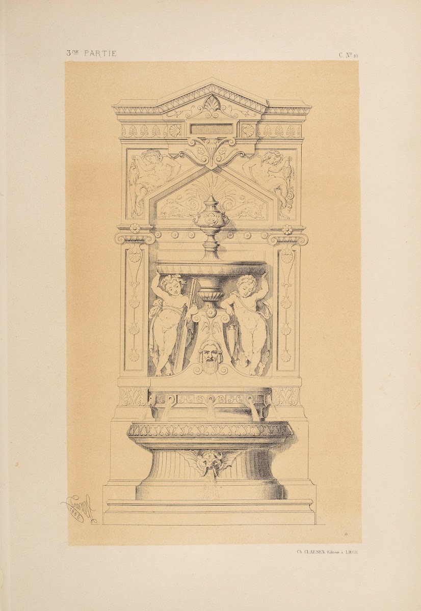 Fontaine Dappliques Genre NéO Grec 1866