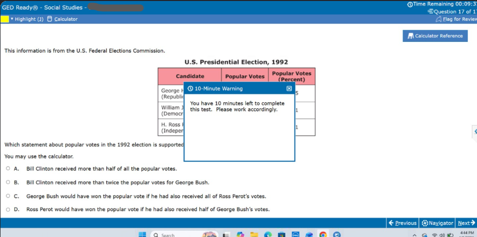 GED Social Studies