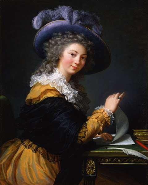 Comtesse De CéRèS Former Title From 1963 To 1992  Lady Folding A Letter