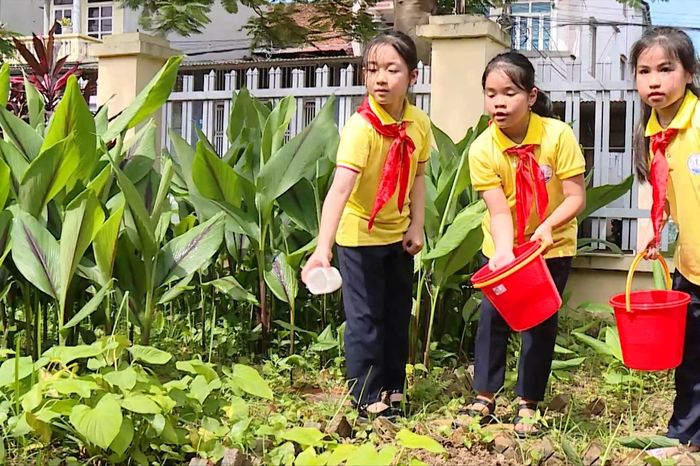 Những thông điệp bảo vệ thiên nhiên môi trường từ học sinh - Đài Phát thanh và truyền hình Hà Nội