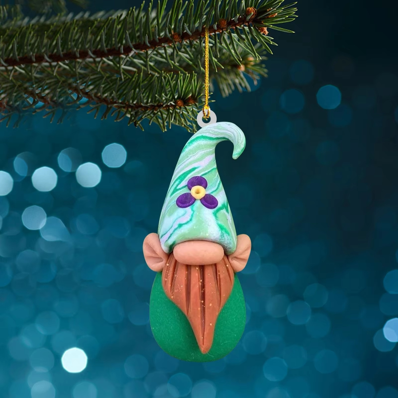 Christmas Gnome Ornament made of Acrylic
