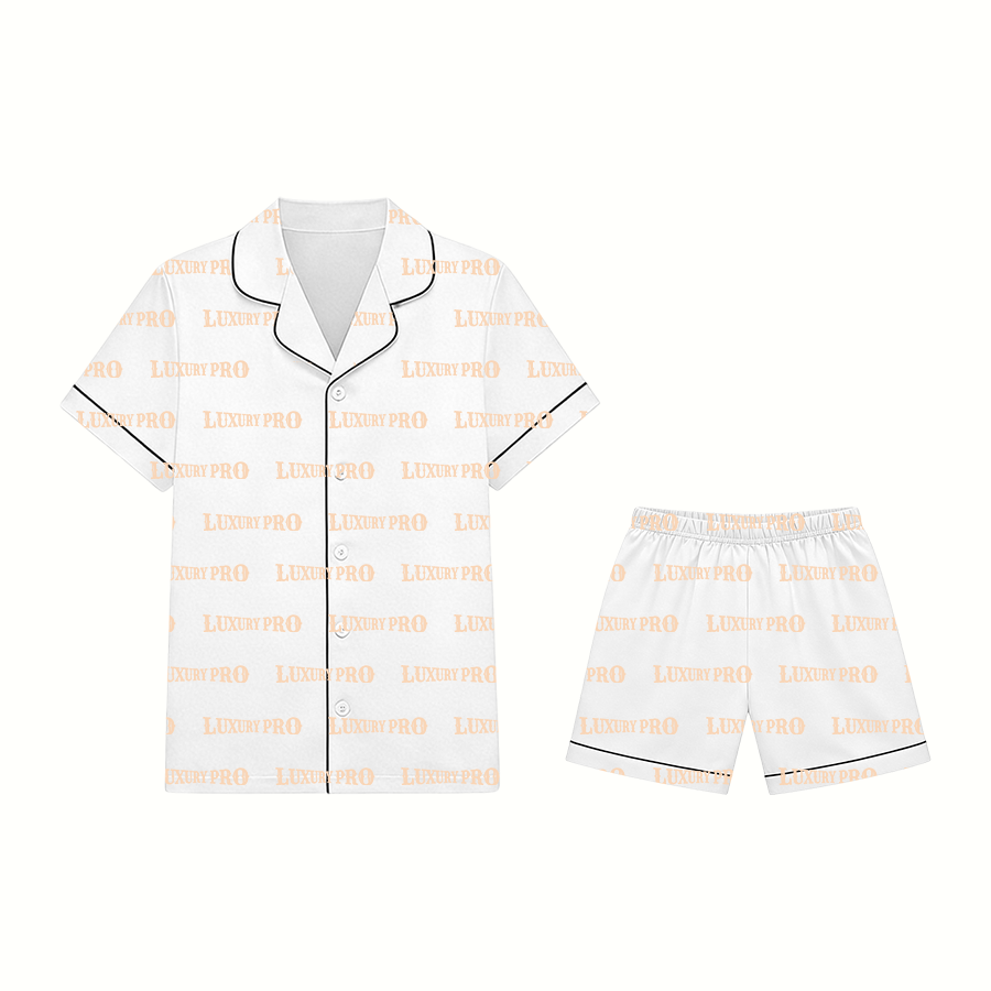 AOP LG Kids Short Sleeve Shorts Pajama Set