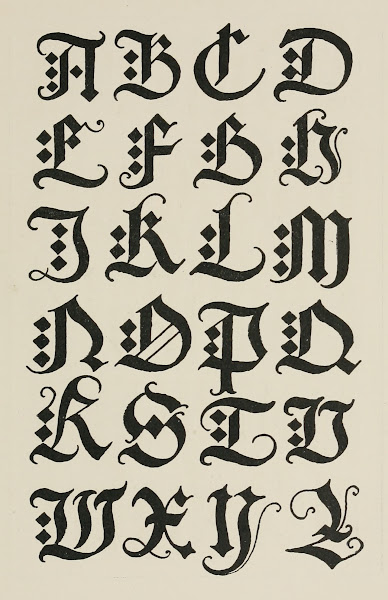 German Gothic Capitals 5 1902