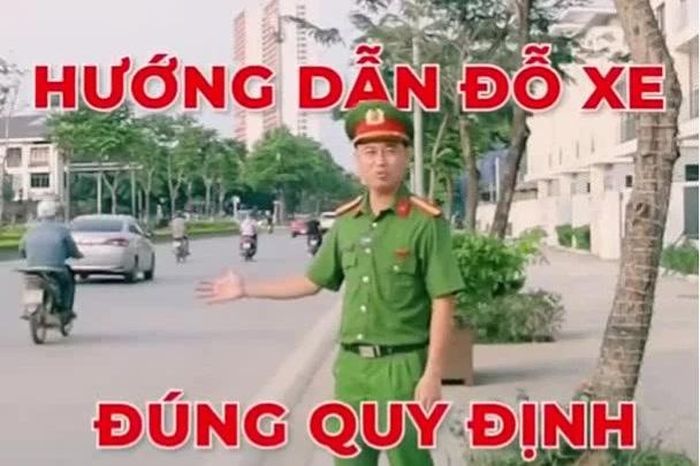Hướng dẫn người dân đỗ xe đúng quy định - Chuyên trang An Ninh Thủ Đô - Báo Công an nhân dân