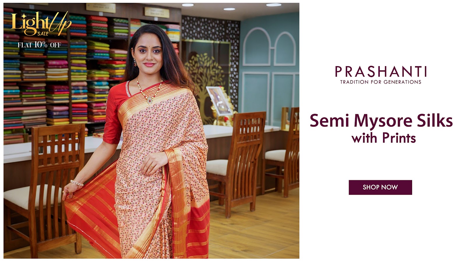 Semi Mysore Silk Sarees