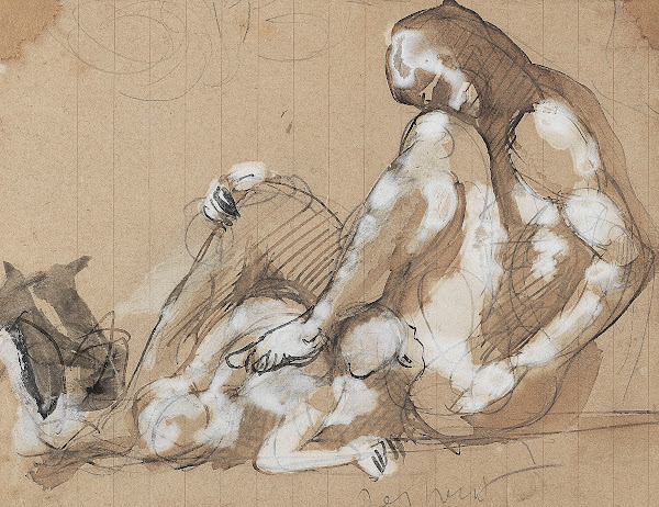 Satan et un adorateur Serpent