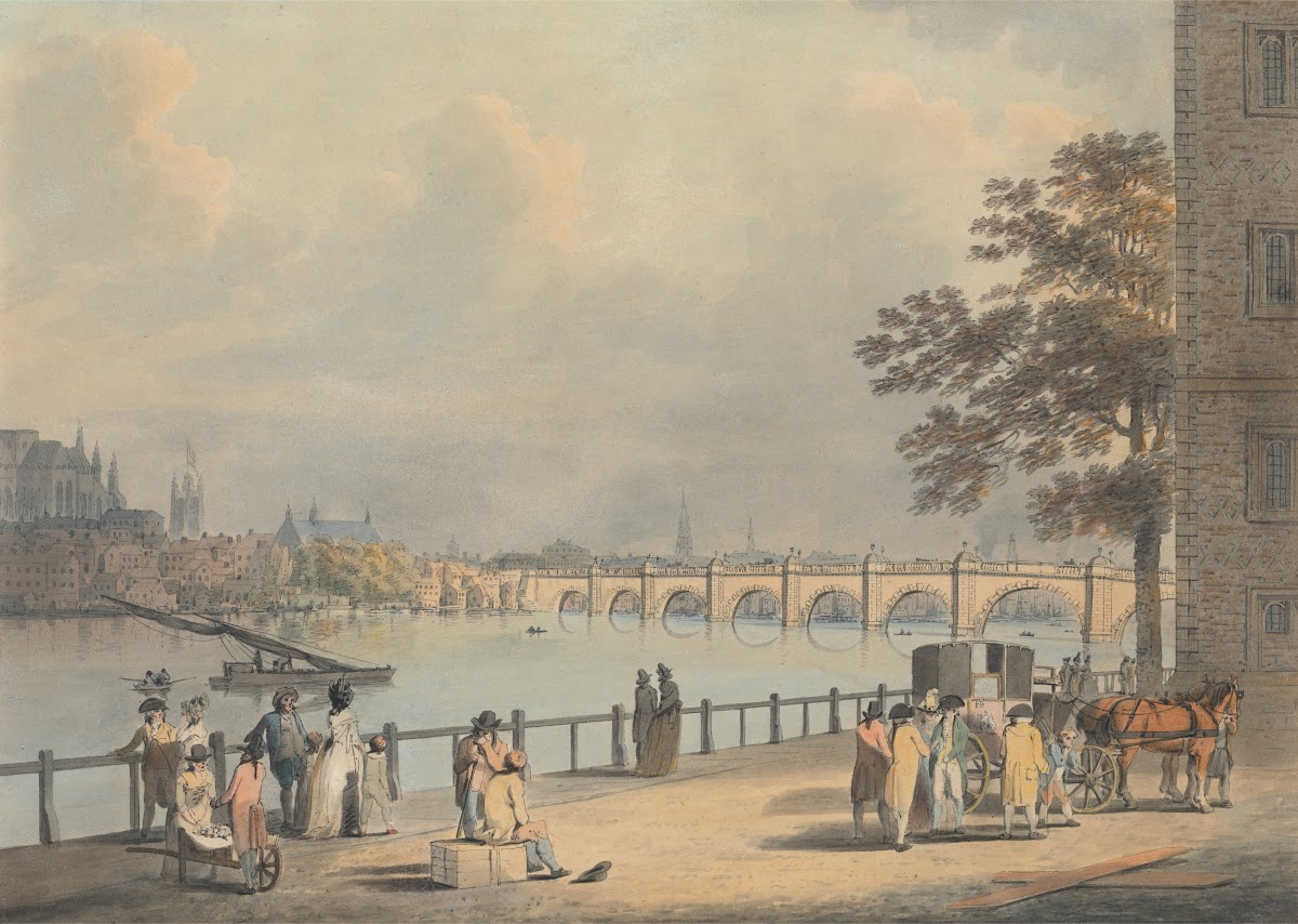 Westminster from the South Bank ca 1790