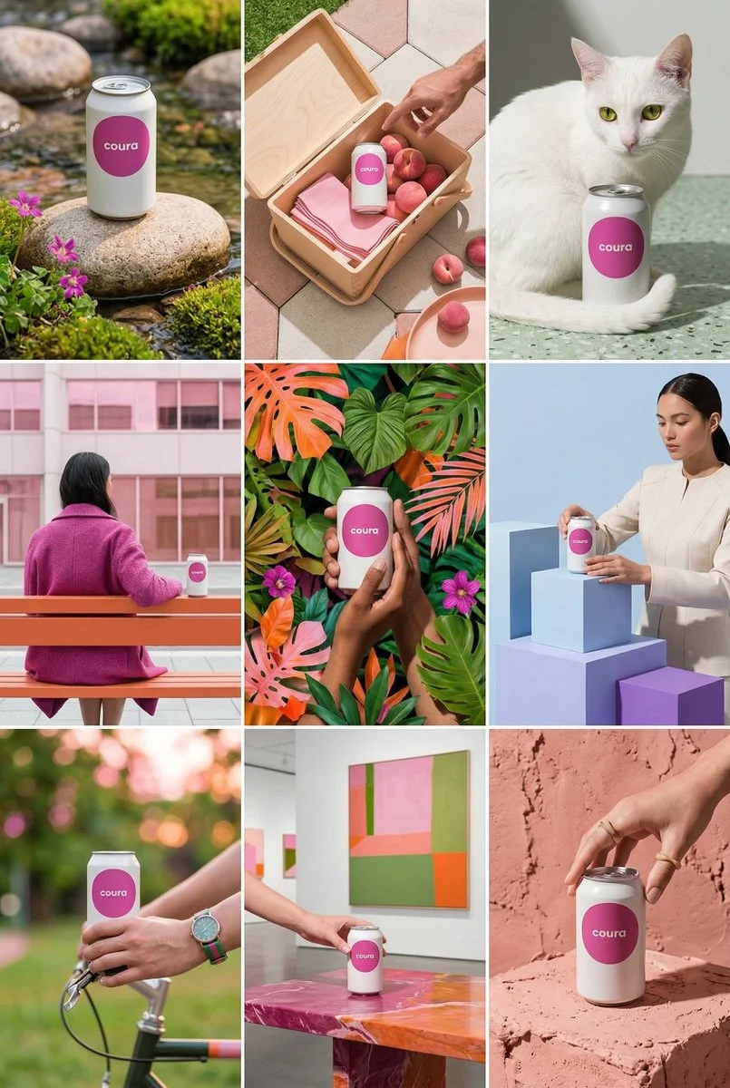 Crea 9 imágenes para tu feed de Instagram.