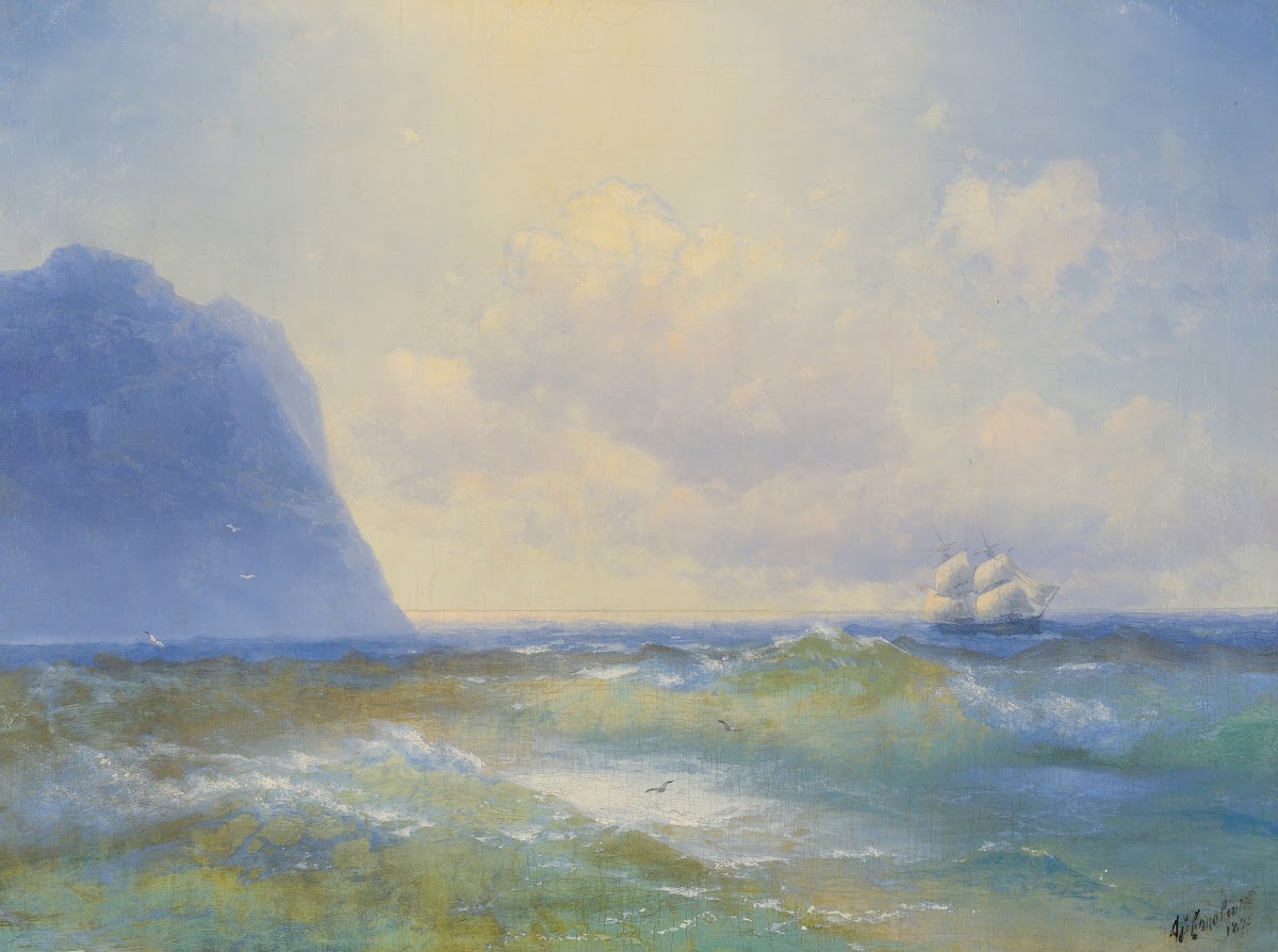 Ship At Sea 1895