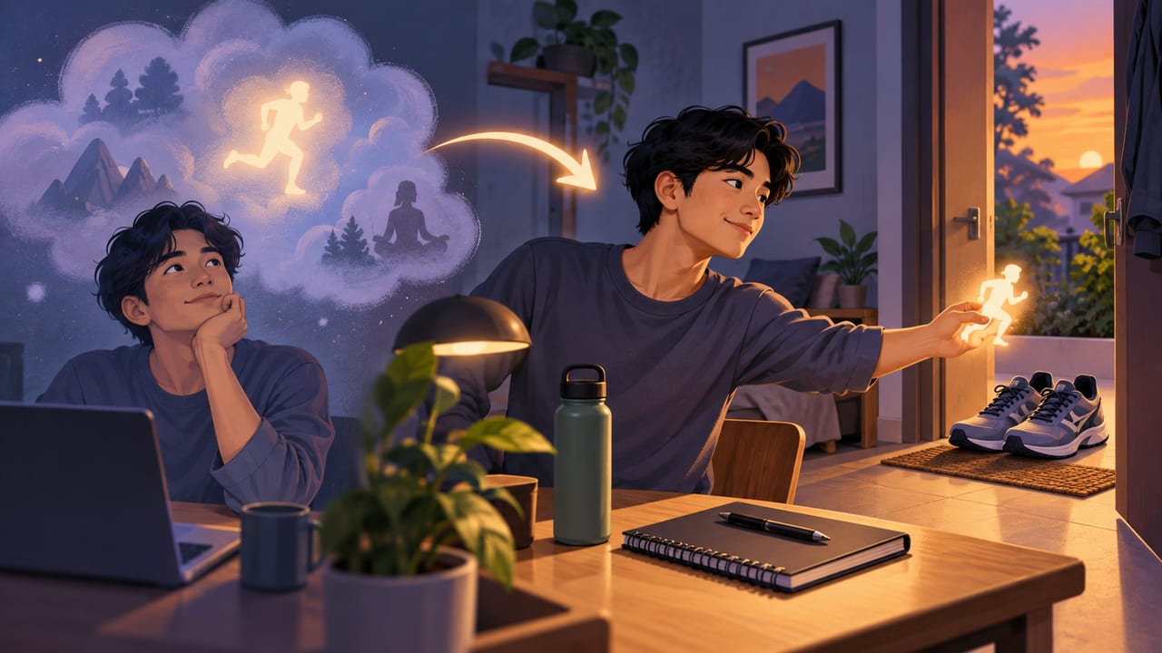 Ilustrasi pendamping materi Niat Baik Butuh Jadwal yang Nyata
