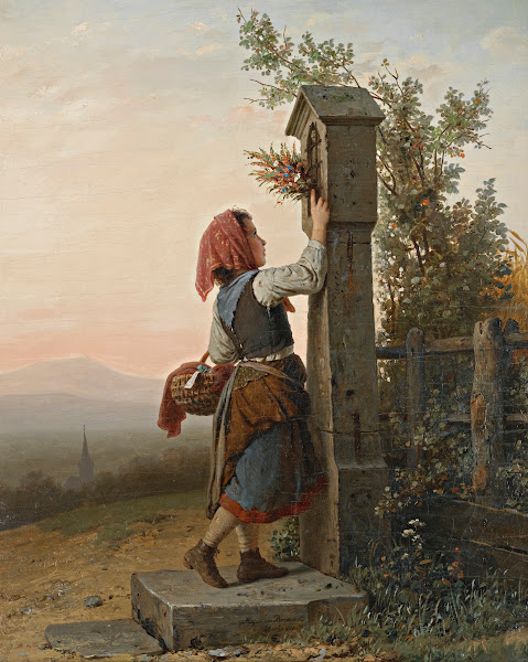 Auf Dem Heimwege On The Way Home 1868